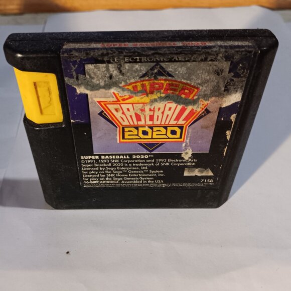 Super Baseball 2020 Tested Sega Genesis Video Game - Picture 1 of 1